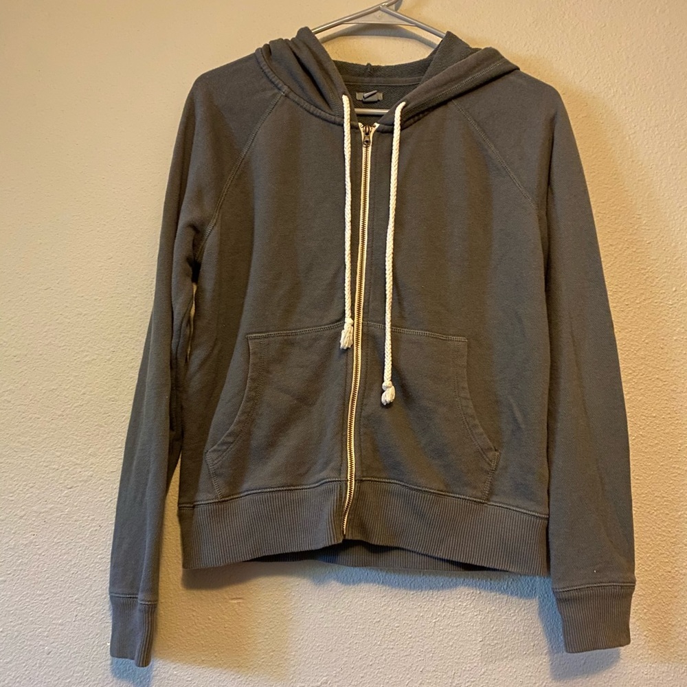 Gray aerie Zip Up Hoodie